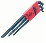 BONDHUS(ボンダス) ボールポイント付スタビー六角レンチセット9本組 ミリタイプ SBLX9M