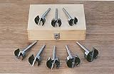 Forstner Bit Set 8 Piece in Wooden Box