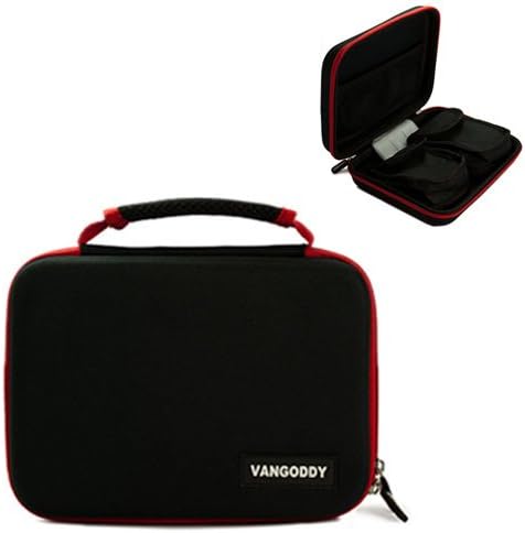 Kodak EasyShare Camera Case Fire Red Harlin Cube All in 1 Camera Accessories Camera Case With 2 Accessory Pouches for Kodak EasyShare C13 Sport C1505 C1530 C1550 M215 M200 M750 M583 M5370 M577 M5350 M550 M552 M565 M532 M522 Compact Point &amp; Shoot &amp; Kodak Zi8 Camera Models + 4GB Micro SD Card with SD Adaptor