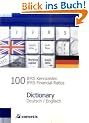 100 IFRS Kennzahlen / IFRS Financial Ratios Dictionary - Deutsch / Englisch