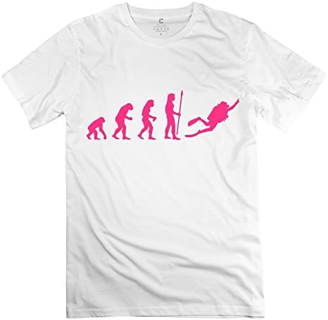 TTshirts Men's Tshirts Evolution Dive Size XL White
