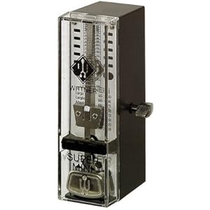 【クリックで詳細表示】ウィットナー メトロノーム スーパーミニ ブラック Wittner taktell SUPER-MINI black