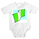 Onesie with International, Nigeria, "national flag"