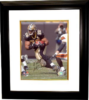 Deuce McAllister signed New Orleans Saints 16x20 Photo Custom Framed