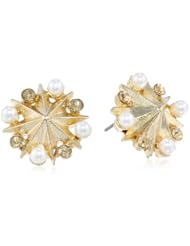 Jessica Simpson Parisian Charm Star Stud Earrings