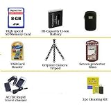 Exclusive Accessory Kit For The Kodak Zi8 Pocket Video Camera & Kodak PLAYSPORT Package Includes 8GB Memory + Kodak Klic-7004 Replaacement battery (1100MAH) + 1 Hour Charger + Slim Hard Case + Gripster Tripod + LCD Screen Protectors + More