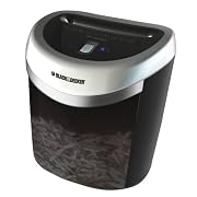 Black & Decker CC2000 20 sheet crosscut paper shredder convenient lightweight counter top design black