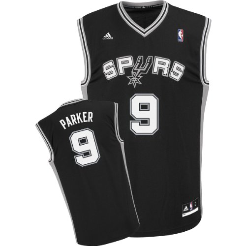 Adidas San Antonio Spurs Tony Parker Revolution 30 Replica Road Jersey Medium