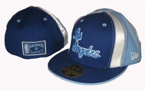 New Era NBA Los Angeles Lakers Hardwood Classics Fitted Hat, 7 3/4