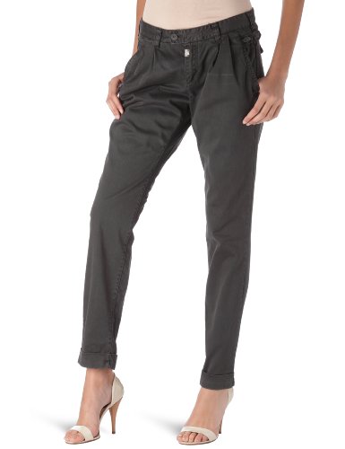 Timezone Damen Hose Normaler Bund, 16-0225 Patricia fashion pants, Gr. 32, Schwarz (9091 w Preisvergleich
