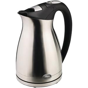 Oster 5965 1-1/2-Liter Electric Water Kettle, Stainless Steel Oster 5965 1-1/2-Liter Electric Water Kettle, Stainless Steel