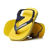 Havaianas Brasil Logo Flip Flops - Citrus Yellow