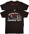 Battlestar Gallactica Greetings From Caprica City Black T-shirt Tee