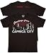 Battlestar Gallactica Greetings From Caprica City Black T-shirt Tee