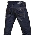 Gov denim - jeanshomme bleu effet huil� et d�lav� fashion