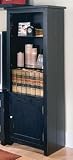 Home Elegance 8045-3 Black Rub-Through Style Entertainment Center Right Unit