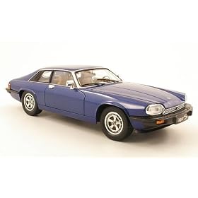 Jaguar XJ-S, met.-bleu, 1975, Model Car, Miniature d�j� mont�e, Yat Ming 1:18