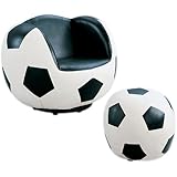 Acme 05525 2-Piece All Star Set Chair and Ottoman, Soccer