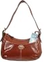 Nine West Danielle Hobo Bag Purse Tobacco Brown Faux Leather