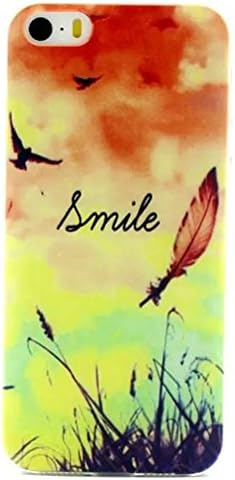 iPhone 5 Case, iPhone 5s Case, KYZ Red Fashion Bumper TPU Soft Protective Case Rubber Silicone Skin Back Cover for iPhone 5S 5 Cell Phone