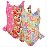 Girls One Piece Tank w/ Ruffle Swimsuit