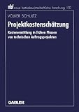 Projektkostensch&auml;tzung - Volker Schultz