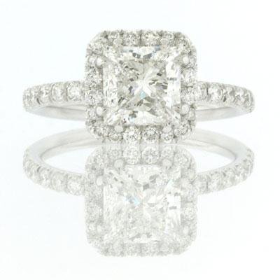 2.55ct Princess Cut Diamond Engagement Anniversary 
