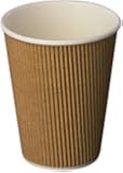Genuine Joe GJO11260PK Insulated Ripple Hot Cup, 12-Ounce Capacity (Pack of 25)