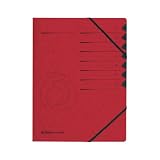 Produkt-Bild: Herlitz 10843068 Ordnungsmappe Register 1-7 Colorspan rot