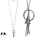 Sg Paris Collier Sautoir Metal Femme Gris