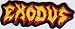 Exodus Rock Music Patch - Red and Yellow