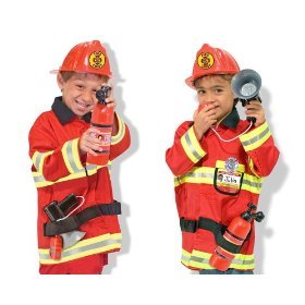 Melissa and Doug Fire Chief Costume Deluxe Role Play Set