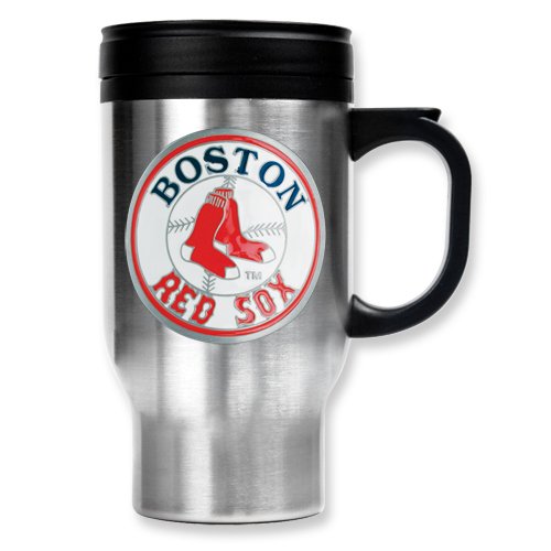 Boston Red Sox 16oz Stainless Steel Travel Mug