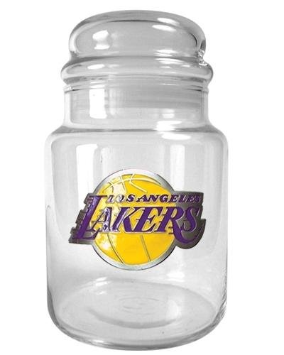 NBA Los Angeles Lakers 31-Ounce Glass Candy Jar - Primary Logo