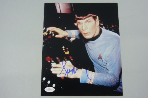 Leonard Nimoy Star Trek Signed Authentic 8x10 Photo Jsa
