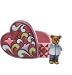 Jim Shore Bearstone Keepsake Heart Shaped Trinket Box