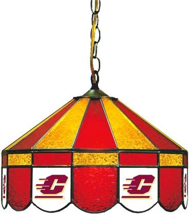 Buy NCAA Central Michigan Chippewas 16 Tiffany Style Hanging Lamp by Glass Prints