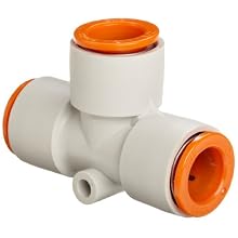 SMC KQ2T-00 PBT One-Touch Tube Fitting, Tee, Tube OD