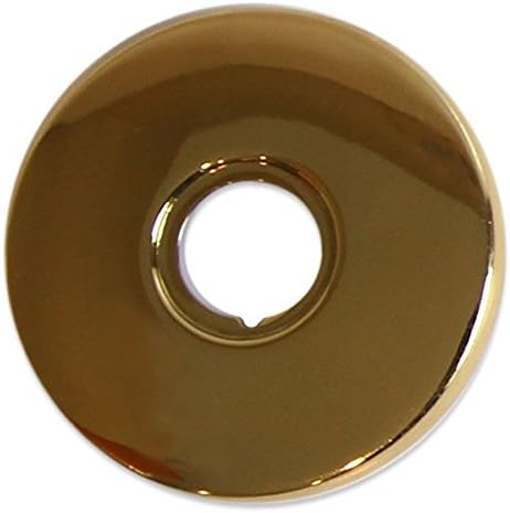 Jewel Faucet I00176-72 Solid Brass Anti-Lime 4 in. Square Body Spray, Polished Brass Designer Finish