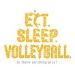 Eat Sleep Volleyball Heavyweight Cotton Tee