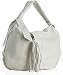 Gucci white pebble leather 'Jungle' large hobo