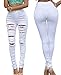 SEXYWG Womens Denim Jeans Destroy Skinny Leg Ripped Distressed Pants
