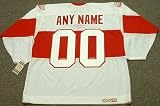 DETROIT RED WINGS 1920's CCM Vintage Throwback NHL Hockey Jersey Customized with Any Name & Number(s)