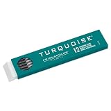 Sanford Turquoise Drawing Leads, 2mm, HB, Black, 12 per Tube