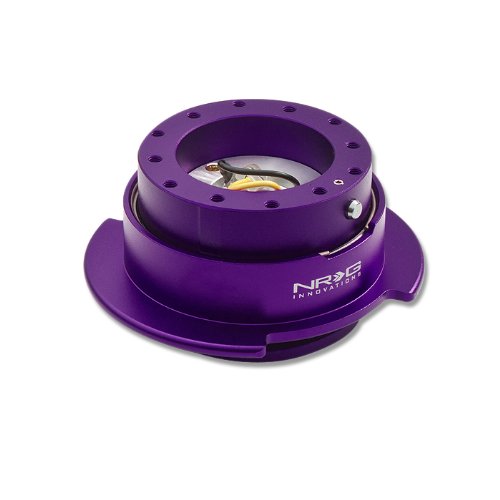 NRG, NRG-SRK-250PP, NRG GEN 2.5 RACING STEERING WHEEL QUICK RELEASE HUB KIT/ADAPTER PURPLE BODY/RING