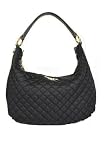 Prada Handbags Medium Black Tussuto Quiltin and Leather BR3291