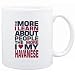 Mug White " THE MORE I LEARN ABOUT PEOPLE THE MORE I LOVE MY Havanese " Dogs