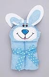 Personalized Blue Bunny Tubbie Towel