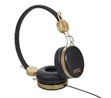 WeSC - Banjo Golden Headphones in Black