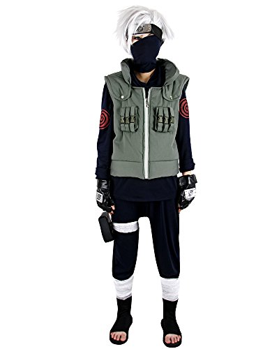 Miccostumes Men's Naruto Kakashi Hatake Cosplay Costume